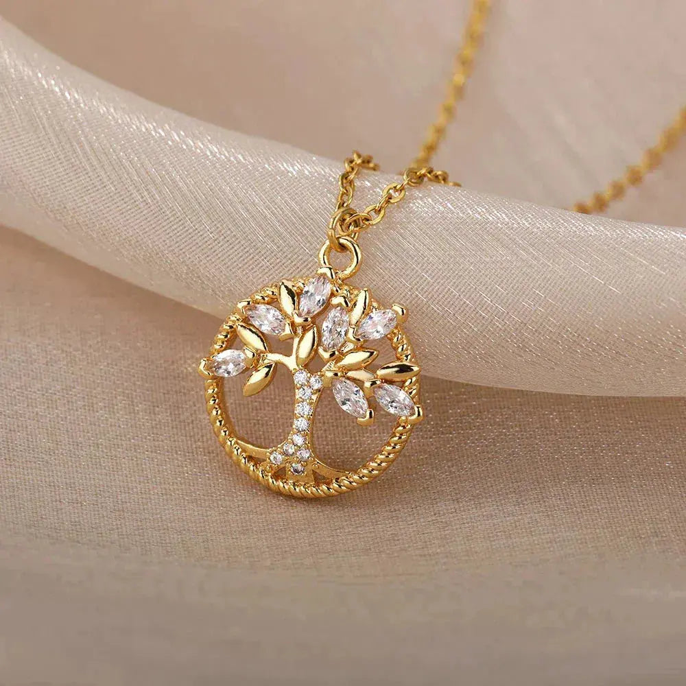 María Loreto | Collar elegante árbol de la vida