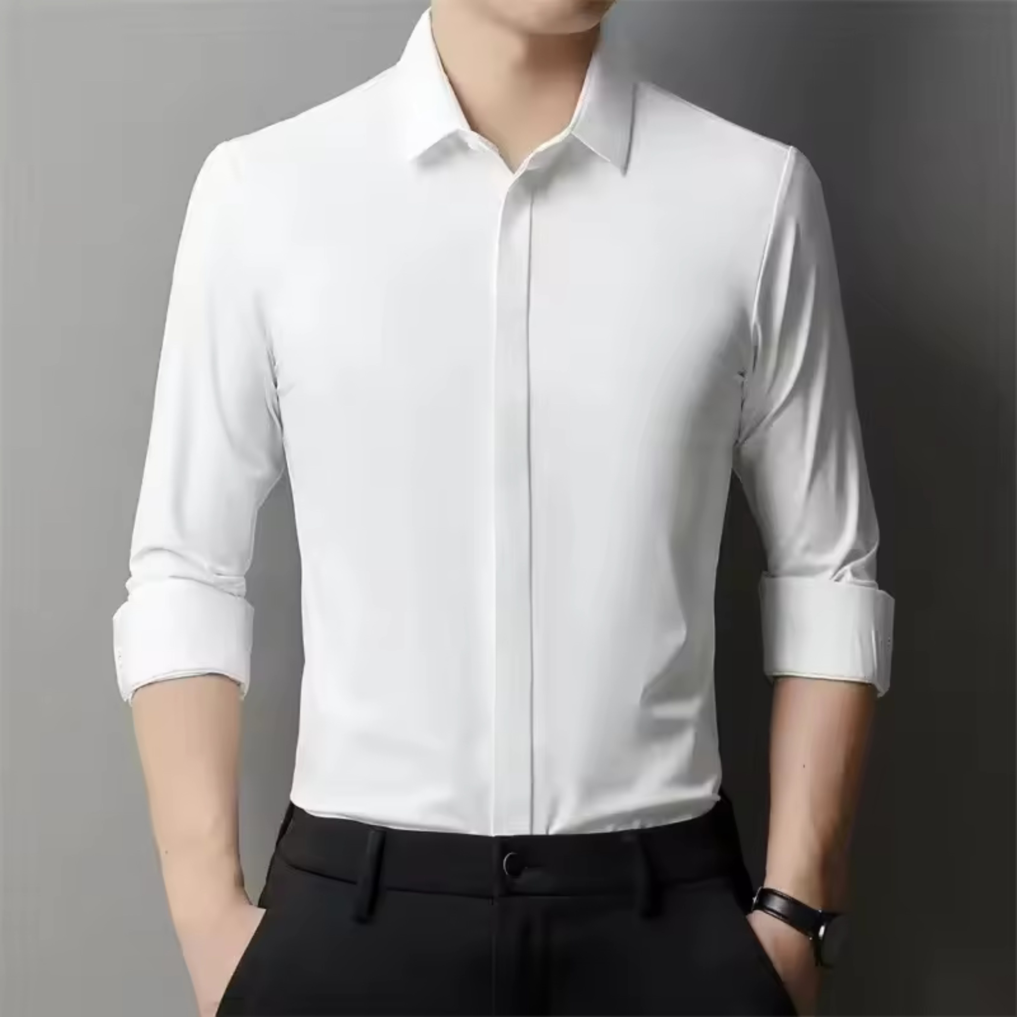 Alonso | Camisa Elástica Antiarrugas