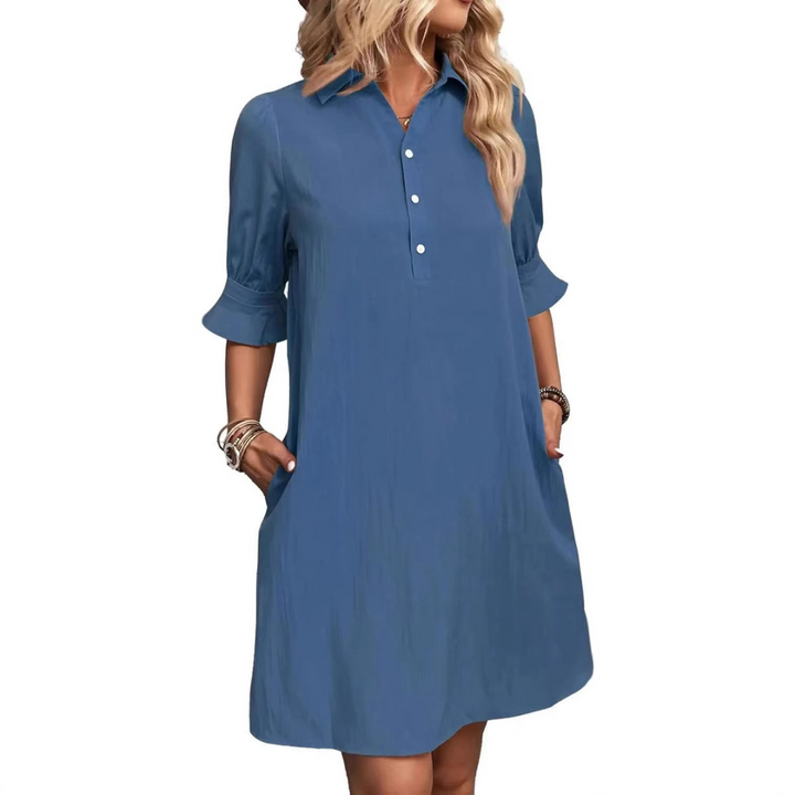 Frida | Vestido camisero casual