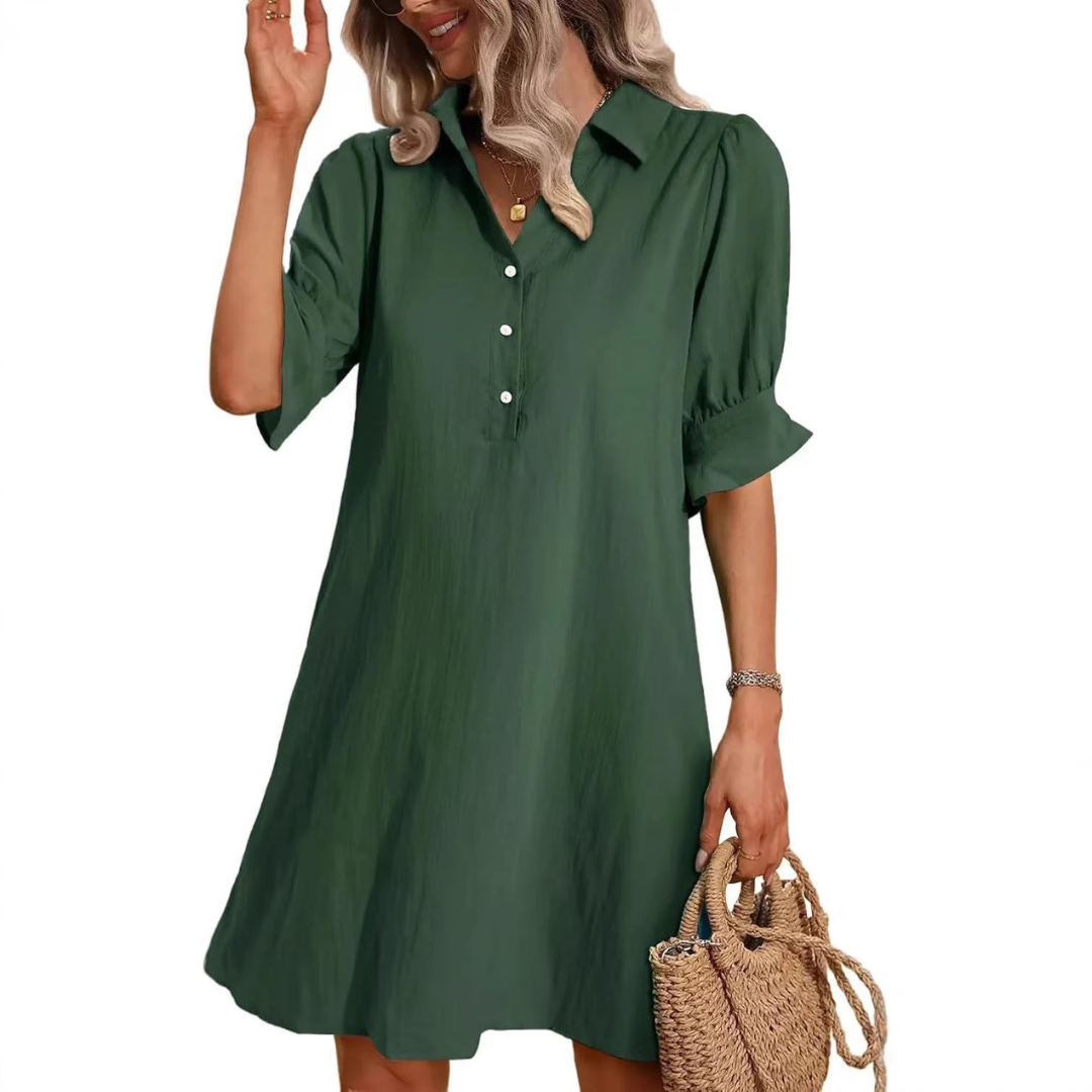 Frida | Vestido camisero casual