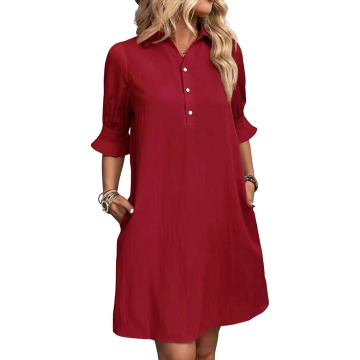 Frida | Vestido camisero casual