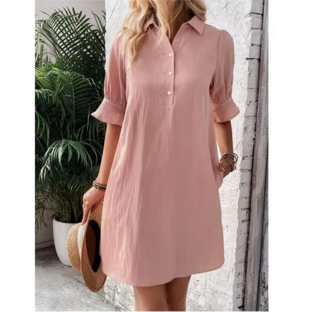 Frida | Vestido camisero casual
