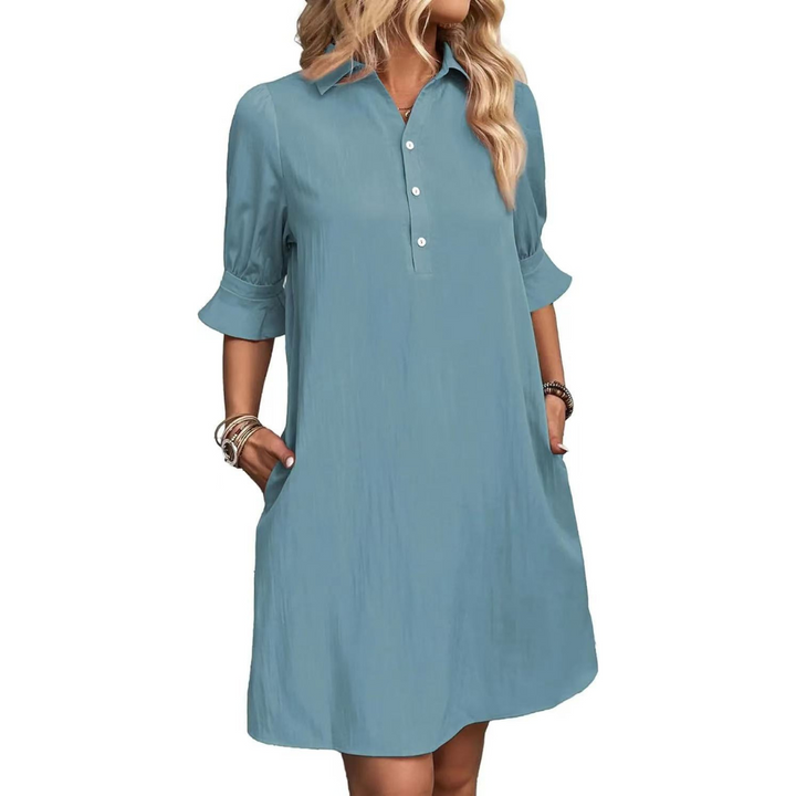 Frida | Vestido camisero casual
