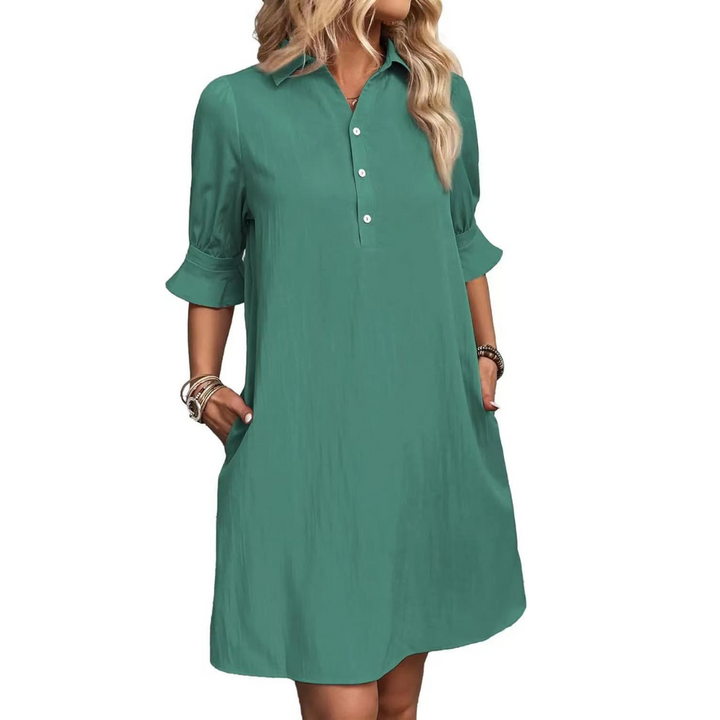 Frida | Vestido camisero casual