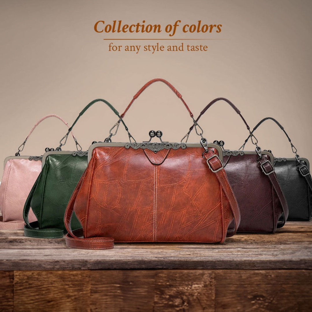 Juana María | Bolso vintage con marco y cierre de boquilla