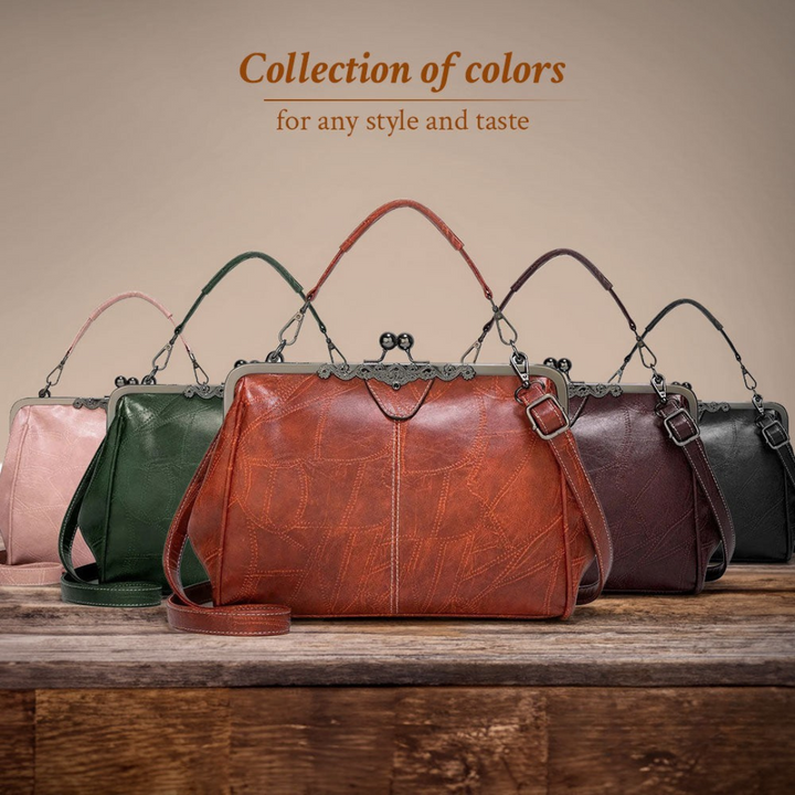 Juana María | Bolso vintage con marco y cierre de boquilla