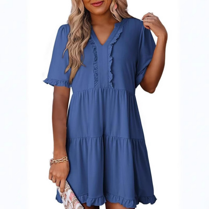 Nedjeljka | Vestido corto escote en V