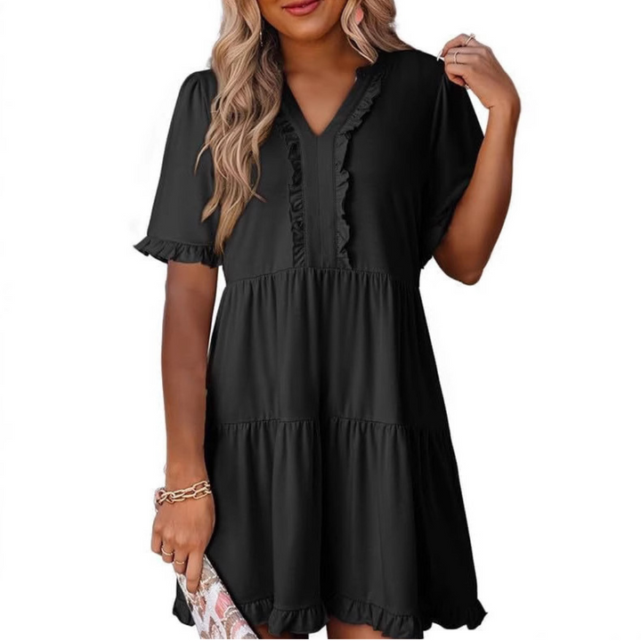 Nedjeljka | Vestido corto escote en V
