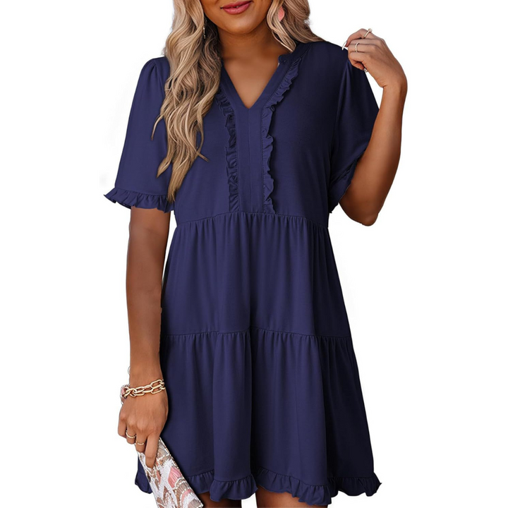 Nedjeljka | Vestido corto escote en V