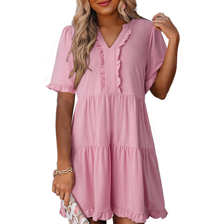 Nedjeljka | Vestido corto escote en V
