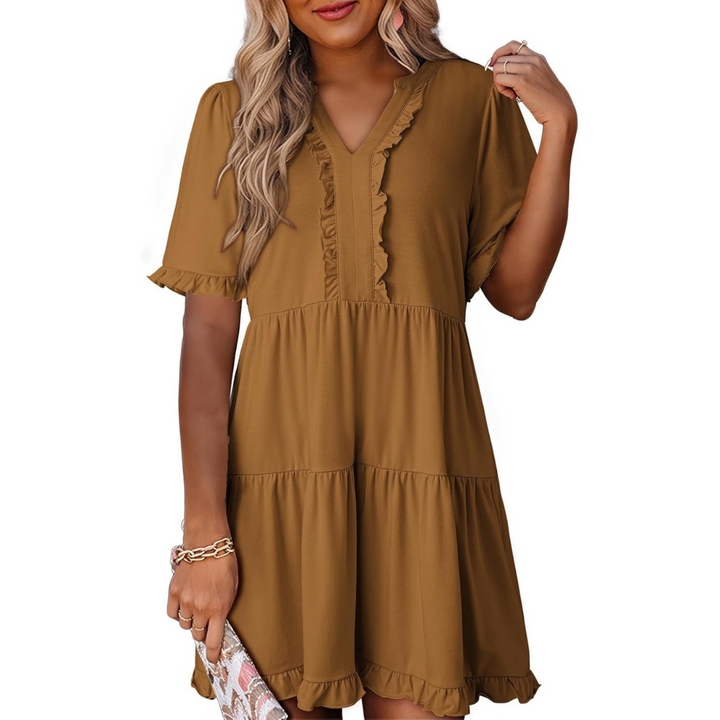 Nedjeljka | Vestido corto escote en V