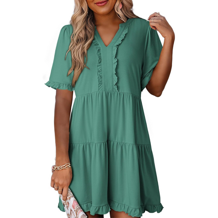Nedjeljka | Vestido corto escote en V