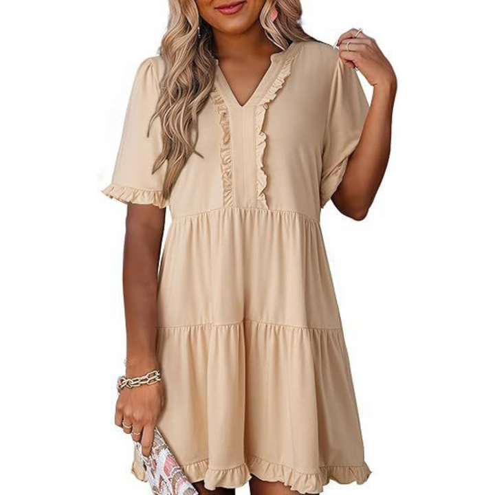 Nedjeljka | Vestido corto escote en V