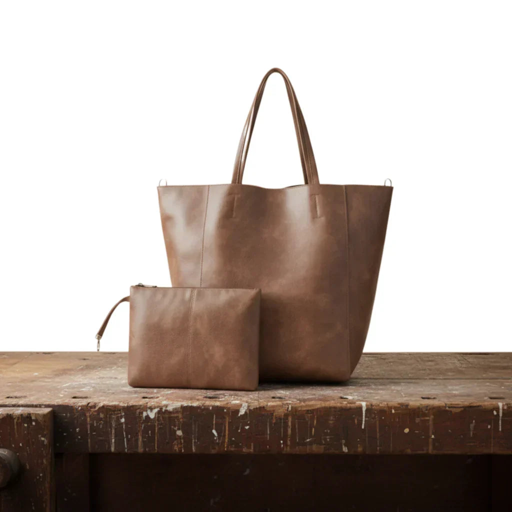 Ana Luisa | Bolso tote retro con monedero
