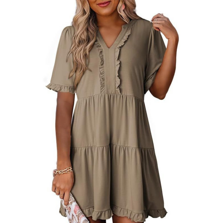 Nedjeljka | Vestido corto escote en V