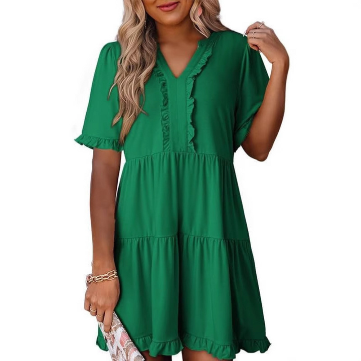 Nedjeljka | Vestido corto escote en V
