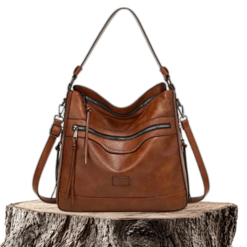 Lilia | Bolso de hombro con cierre estilo retro