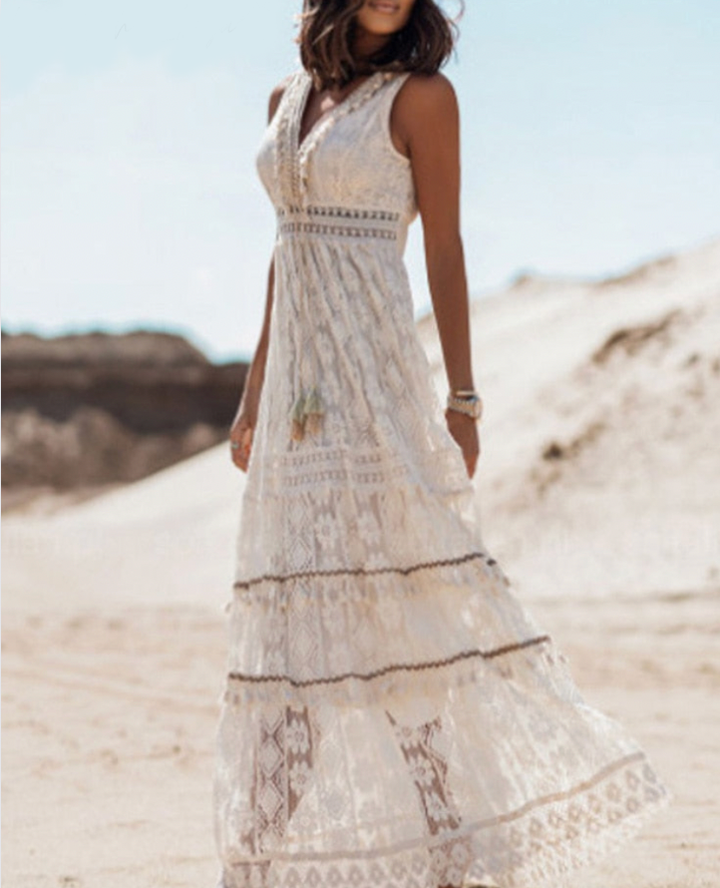 María Cristina | Vestido largo boho de verano