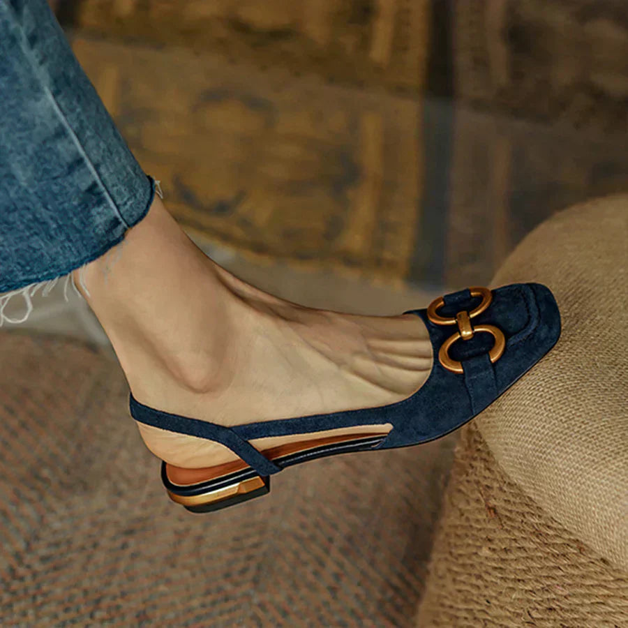Denisse | Zapatos slingback de taco bajo