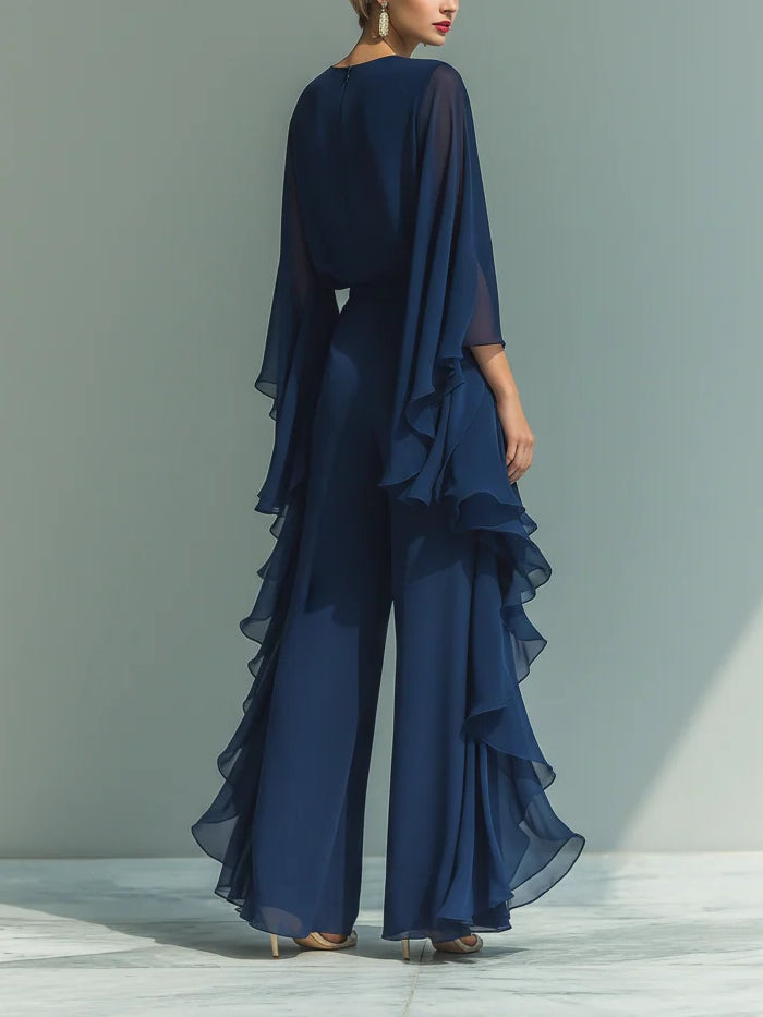 Rosalba | Conjunto de dos piezas con mangas capa
