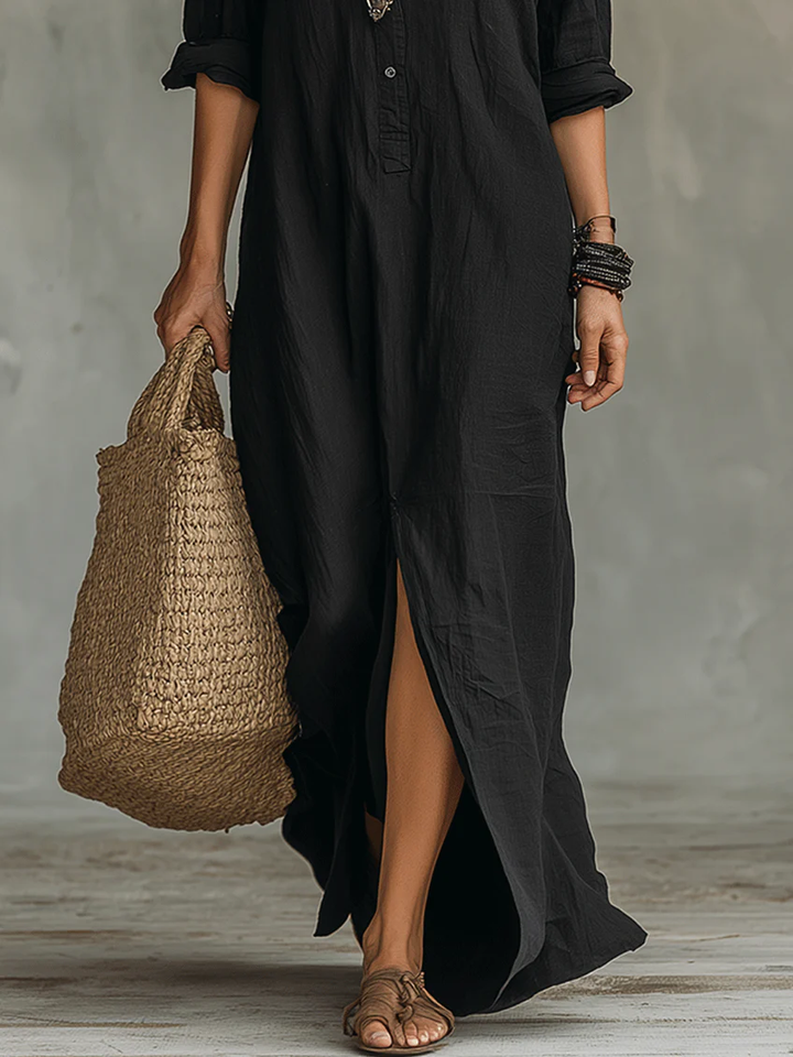 Marbella | Vestido largo camisero