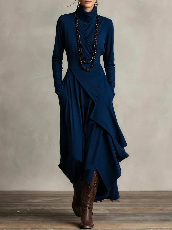 Marilyn | Vestido largo cuello alto