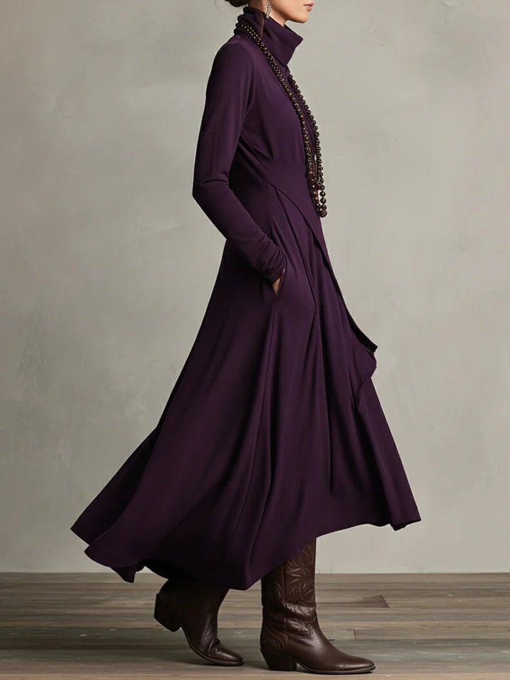 Marilyn | Vestido largo cuello alto