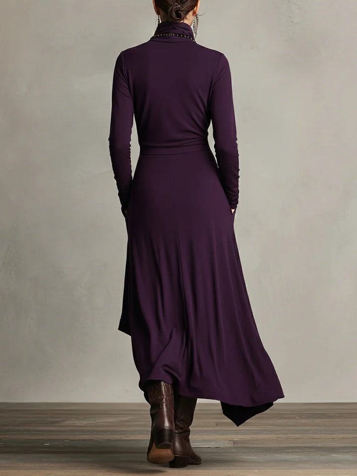 Marilyn | Vestido largo cuello alto