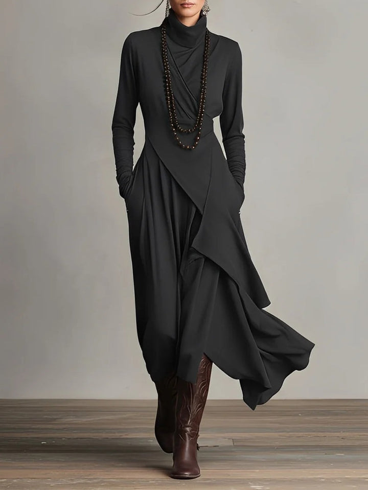 Marilyn | Vestido largo cuello alto