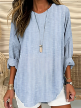 Ursula | Blusa de rayas holgada