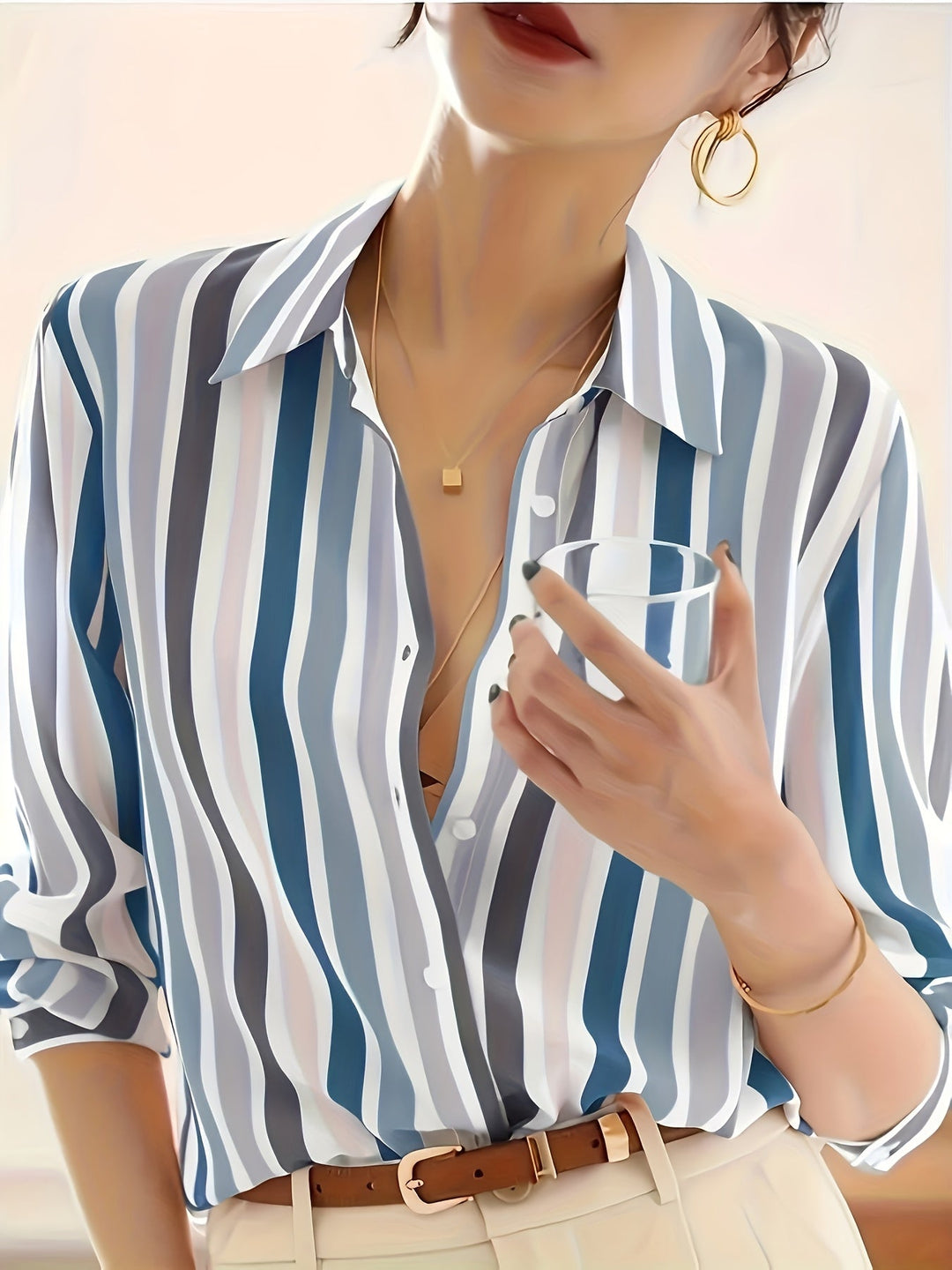Wangulen | Blusa camisera a rayas