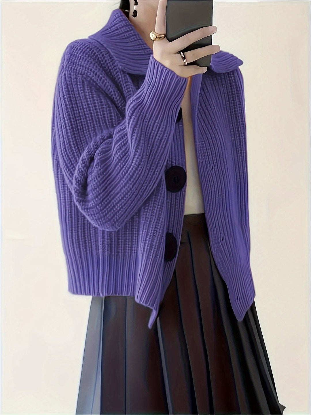 Ariadna | Sweater tejido a canalé