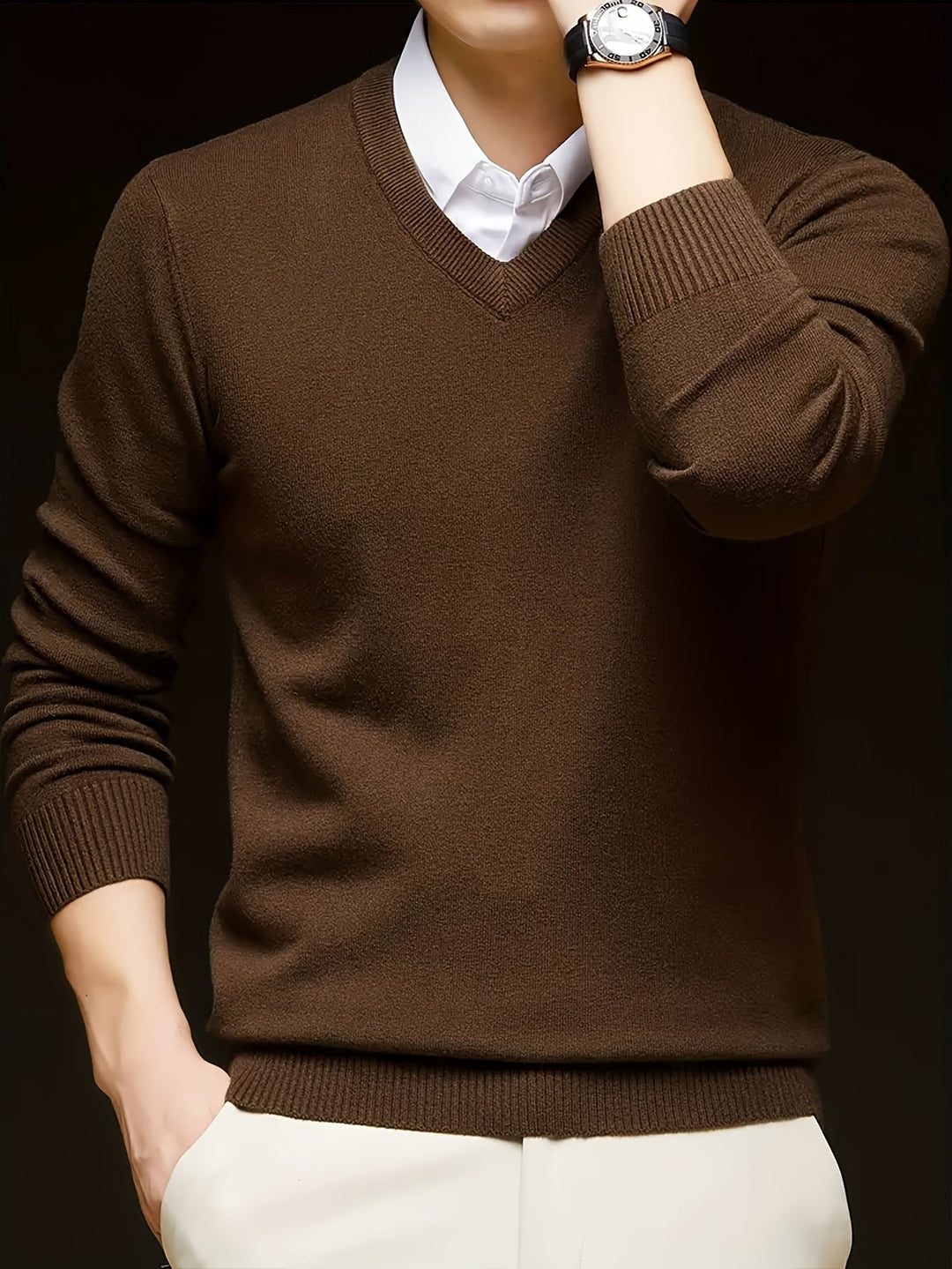 Germán | Sweater cuello V para hombre