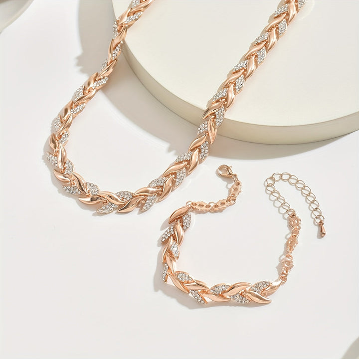 Allison | Set elegante de collar y pulsera