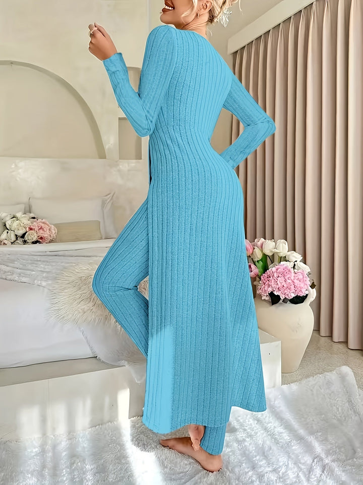 Adelaida | Conjunto de dos piezas acanalado