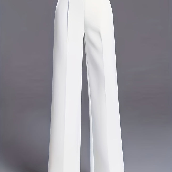 Elisa | Pantalón de tiro alto pierna ancha