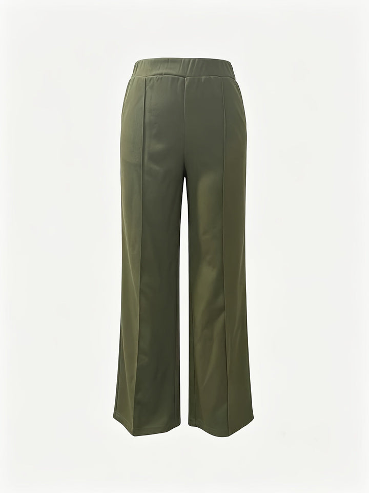 Saray | Pantalones de tiro alto y pierna ancha