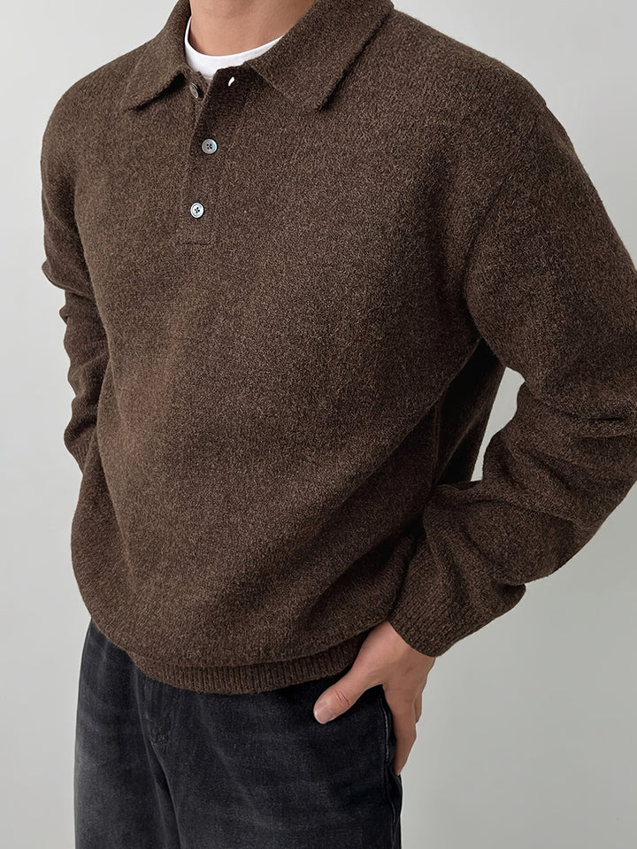 Silvio | Sweater con cuello de polo