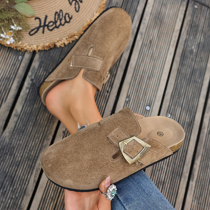 Priscilla | Mules con hebilla