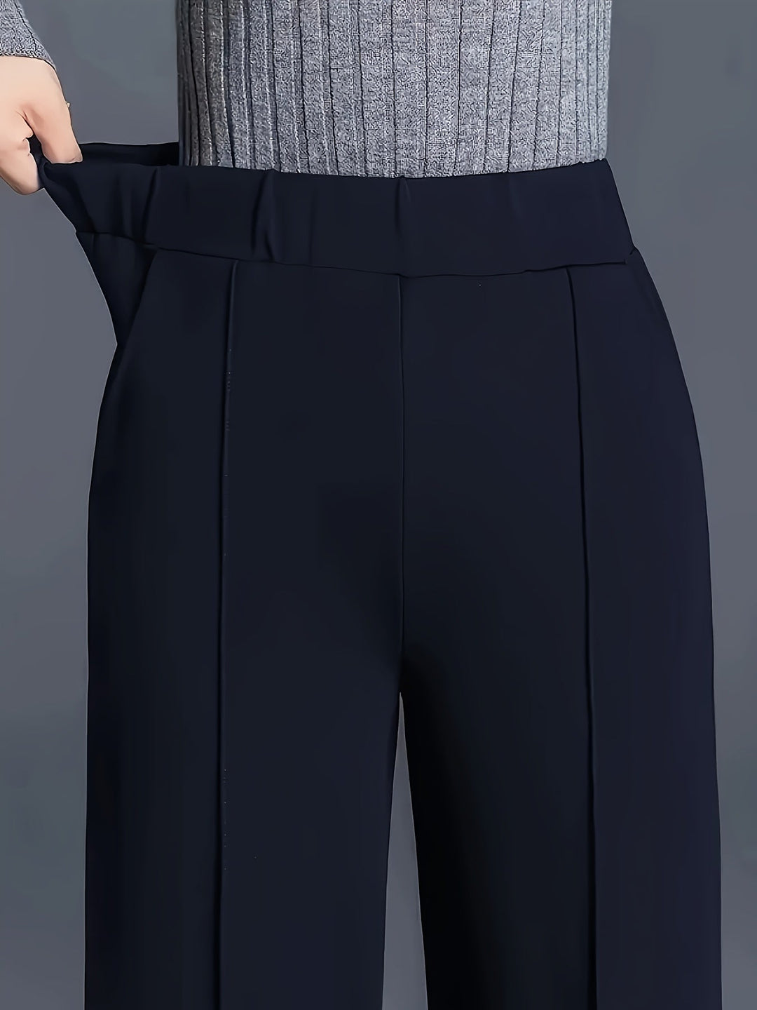Saray | Pantalones de tiro alto y pierna ancha