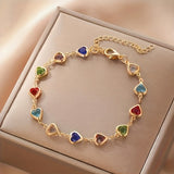 Imelda | Pulsera de corazones multicolor