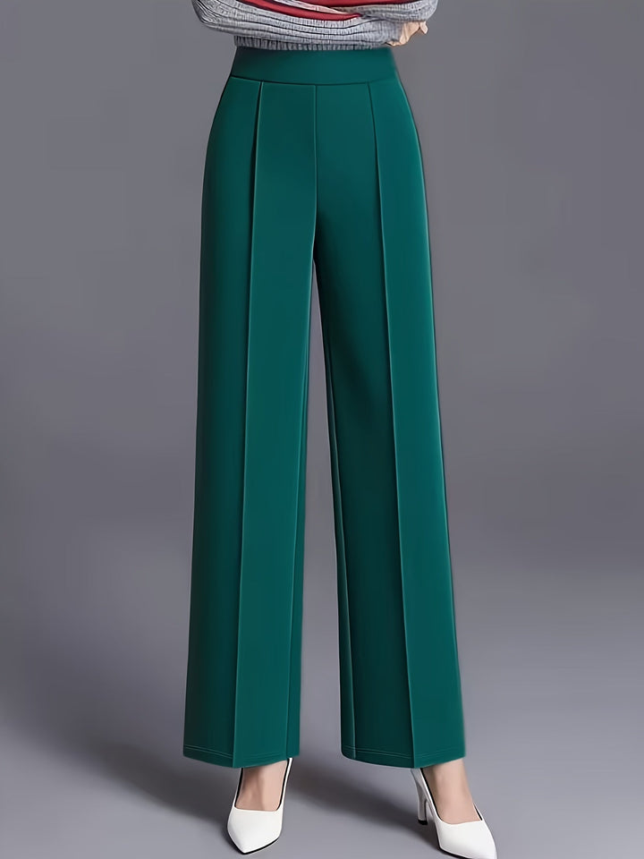 Saray | Pantalones de tiro alto y pierna ancha