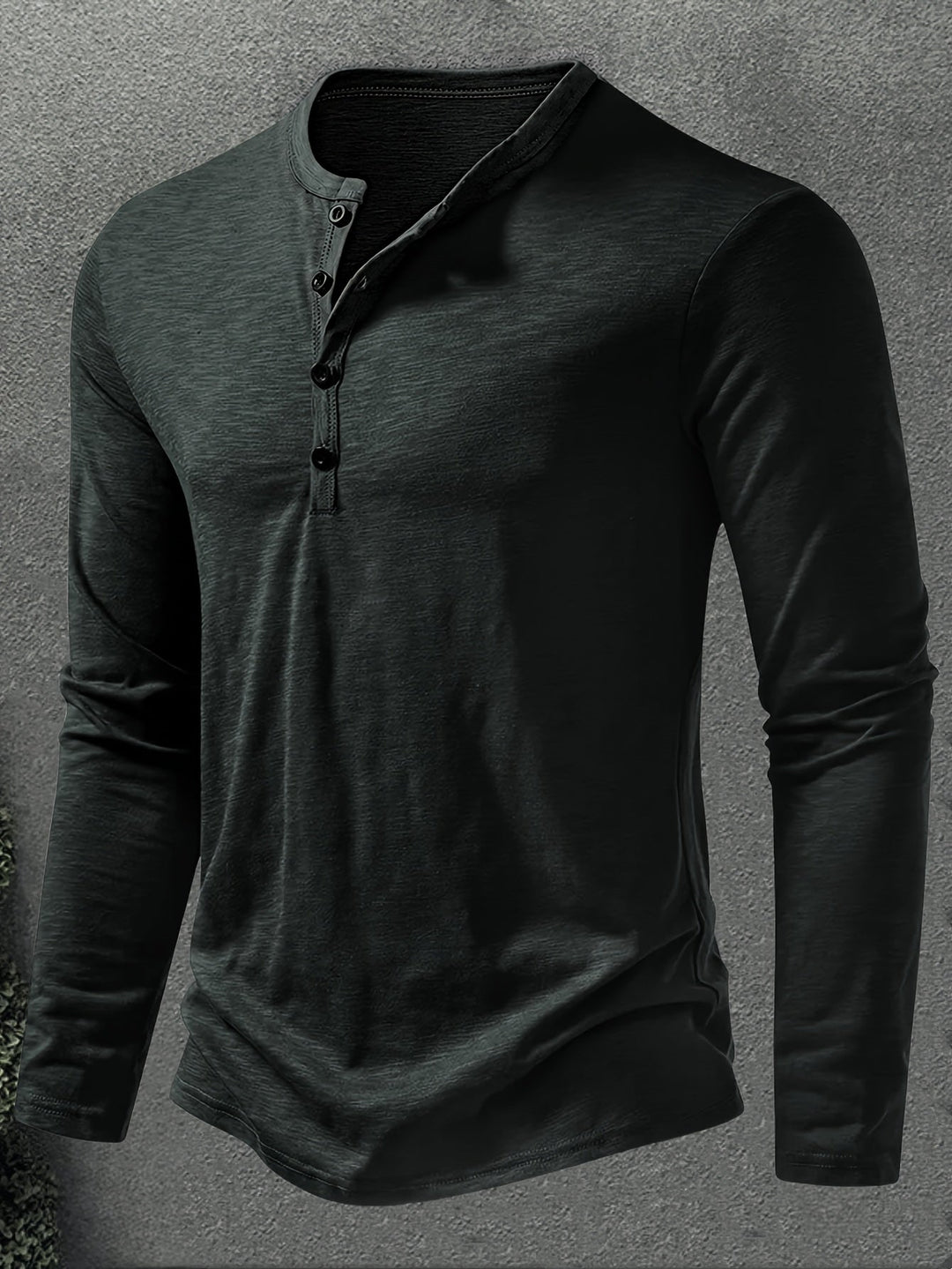 Gerardo | Polera henley de manga larga