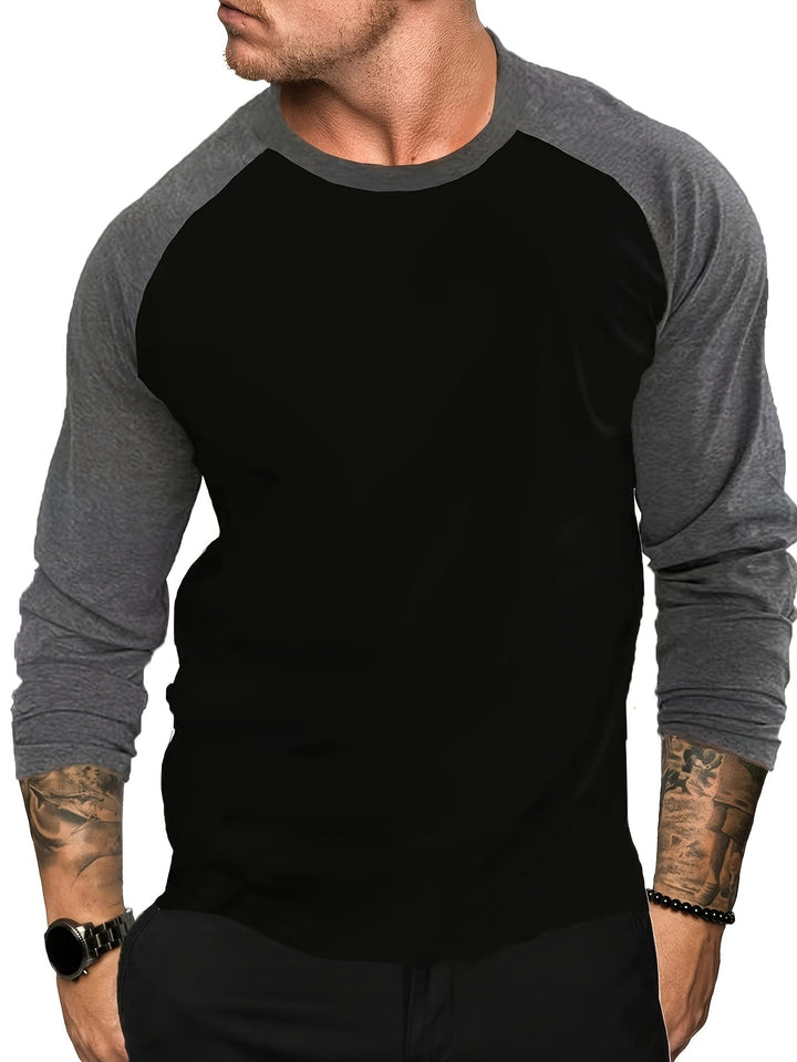 Diego Ignacio | Polera manga larga bicolor
