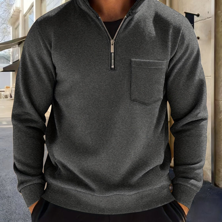 Genaro | Sweater medio cierre