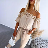 Elvira | Enterito off shoulder con amarre en la cintura