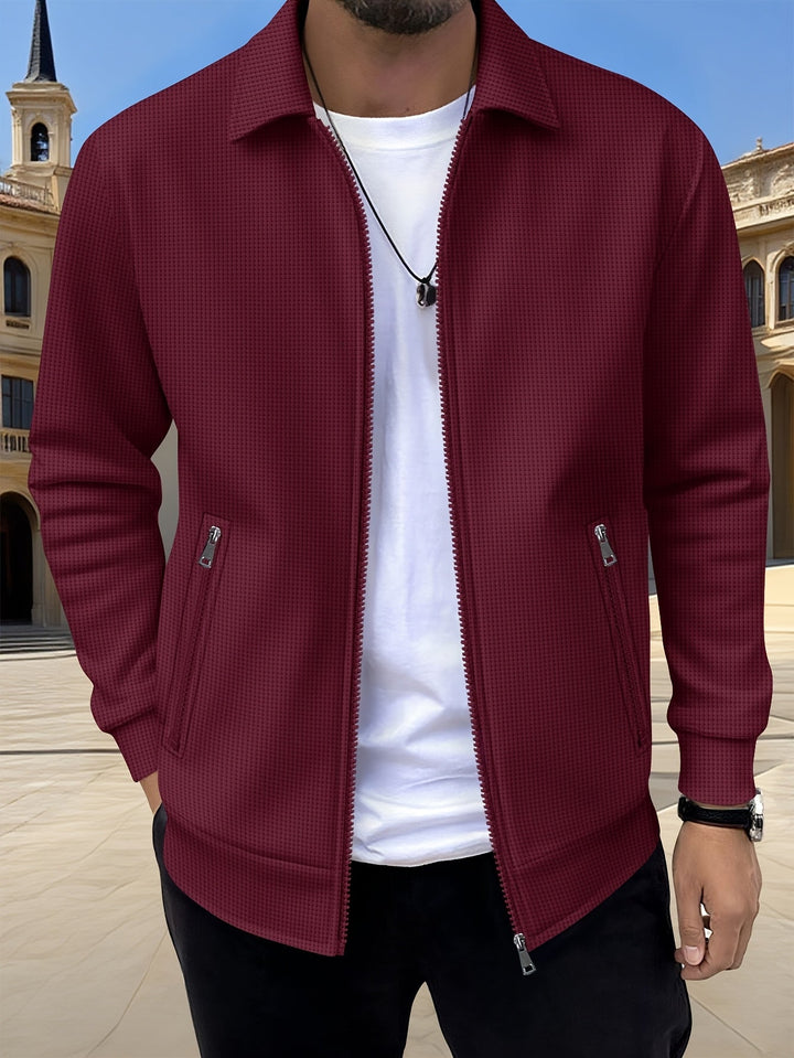 Artemio | Chaqueta con cierre y textura