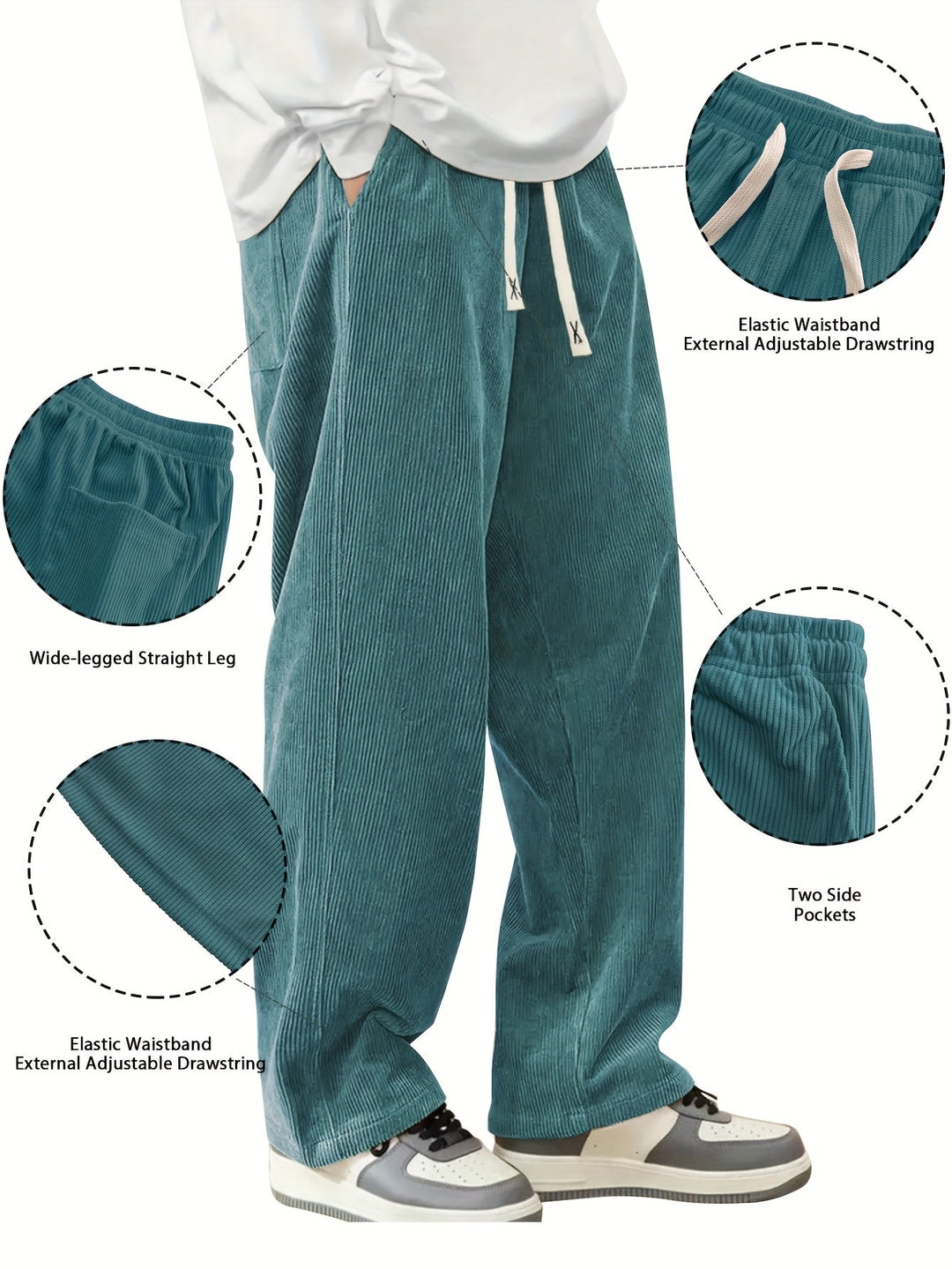 Hebert | Pantalones rectos holgados