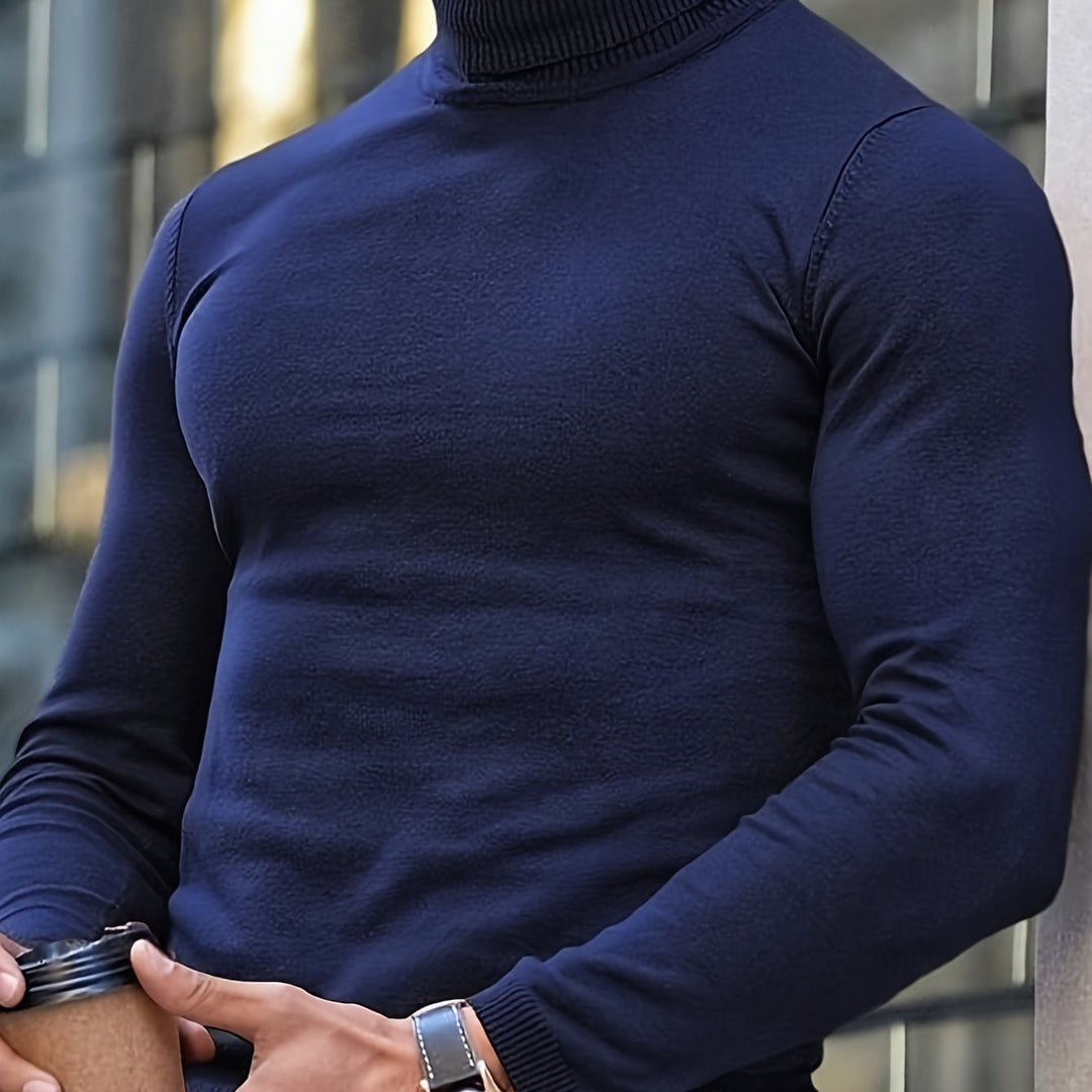 Romualdo | Sweater cuello alto entallado