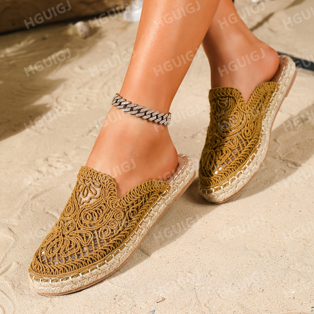 Mayra | Mules tejidas slip-On